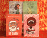 Christmas Icons - Pack of 4 Greeting Cards