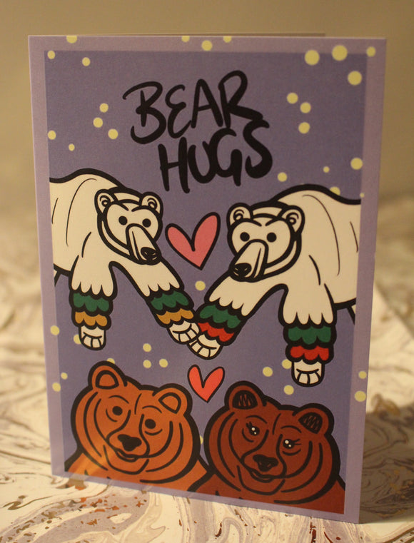 Bear Hugs - Greeting Card