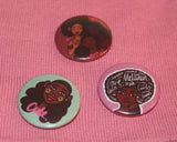 Black Girl Glow - Set of 3 Badges