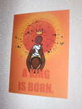 A King is Born - Greeting Card