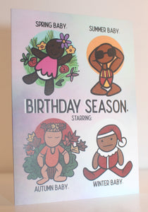 Birthday Season - Greeting Card