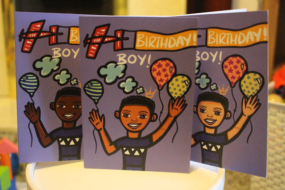 Birthday Boy - Greeting Card