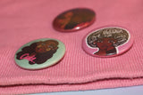 Black Girl Glow - Set of 3 Badges