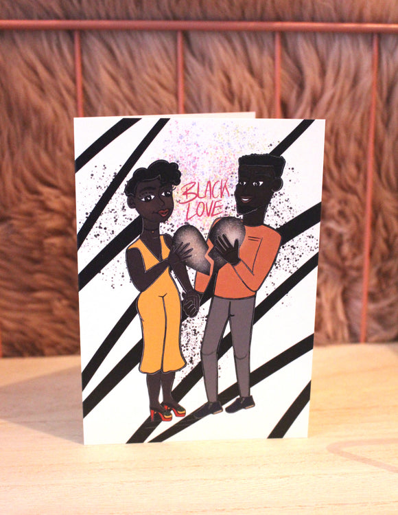 Black Love - Greeting Card
