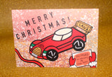 Clausmobile - Greeting Card