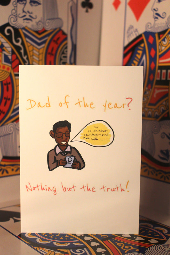 Dad Of The Year - Greeting Card