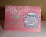 Driving Home For Christmas - Greeting Card