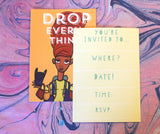 Drop Everything - Invitation Pack of 6