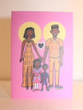 Heart of the Family - Greeting Card
