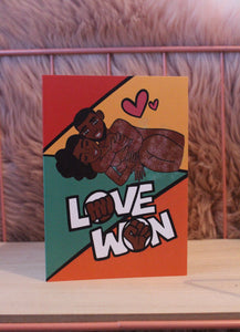 Love Won - Greeting Card
