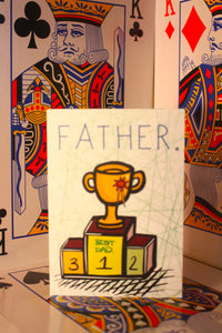 Number One Dad - Greeting Card