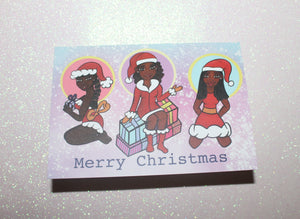 Santa Sistas - Greeting Card