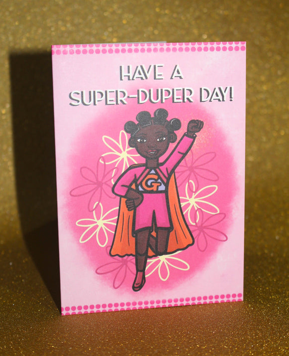Super Duper Birthday - Greeting Card