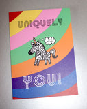 Uniquely You - Greeting Card