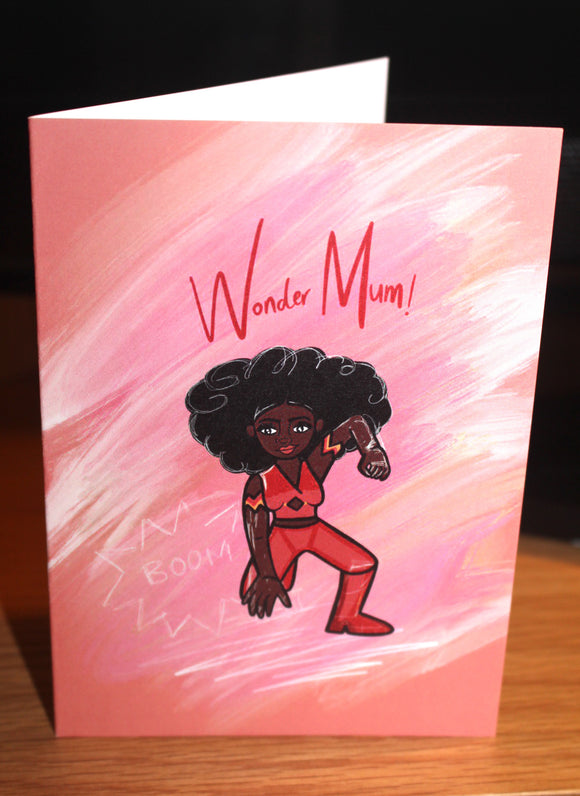 Wonder Mum - Greeting Card