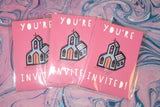 You're Invited - Invitation Pack of 6
