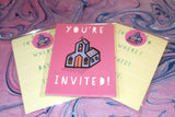 You're Invited - Invitation Pack of 6